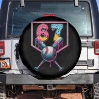 Funny Six Seven Baseball Drip Spare Tire Cover Number 67 Meme Drippy Bats - Wonder Print Shop