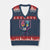Funny Six Seven Baseball Drip V-Neck Knit Sweater Vest Number 67 Meme Drippy Bats - Wonder Print Shop