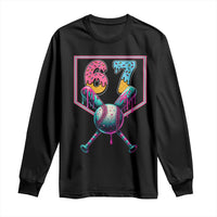 Funny Six Seven Baseball Drip Long Sleeve Shirt Number 67 Meme Drippy Bats - Wonder Print Shop