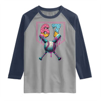 Funny Six Seven Baseball Drip Raglan Shirt Number 67 Meme Drippy Bats - Wonder Print Shop