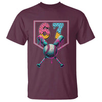 Funny Six Seven Baseball Drip T Shirt Number 67 Meme Drippy Bats - Wonder Print Shop