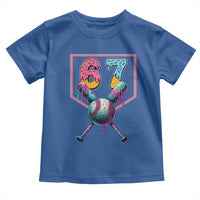 Funny Six Seven Baseball Drip Toddler T Shirt Number 67 Meme Drippy Bats - Wonder Print Shop