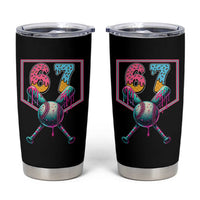 Funny Six Seven Baseball Drip Tumbler Cup Number 67 Meme Drippy Bats - Wonder Print Shop