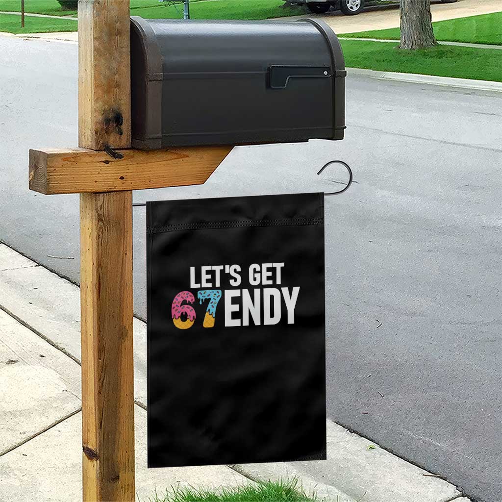 Funny Six Seven 67 Garden Flag Lets Get Sendy 6 7 Meme Icecream - Wonder Print Shop