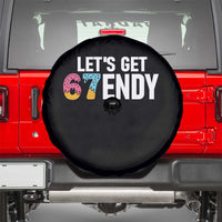 Funny Six Seven 67 Spare Tire Cover Lets Get Sendy 6 7 Meme Icecream - Wonder Print Shop