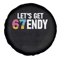 Funny Six Seven 67 Spare Tire Cover Lets Get Sendy 6 7 Meme Icecream - Wonder Print Shop