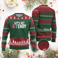 Funny Six Seven 67 Ugly Christmas Sweater Lets Get Sendy 6 7 Meme Icecream - Wonder Print Shop