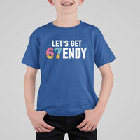 Funny Six Seven 67 T Shirt For Kid Lets Get Sendy 6 7 Meme Icecream - Wonder Print Shop