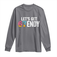 Funny Six Seven 67 Long Sleeve Shirt Lets Get Sendy 6 7 Meme Icecream - Wonder Print Shop