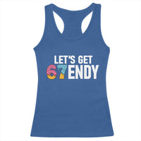Funny Six Seven 67 Racerback Tank Top Lets Get Sendy 6 7 Meme Icecream - Wonder Print Shop
