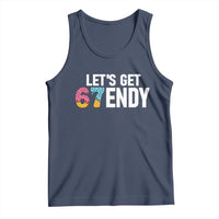Funny Six Seven 67 Tank Top Lets Get Sendy 6 7 Meme Icecream - Wonder Print Shop