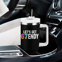 Funny Six Seven 67 Tumbler With Handle Lets Get Sendy 6 7 Meme Icecream - Wonder Print Shop