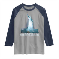 Statue of Liberty Ghost Raglan Shirt Are We Great Yet Cause I Just Feel Embarrased - Wonder Print Shop