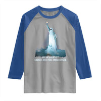 Statue of Liberty Ghost Raglan Shirt Are We Great Yet Cause I Just Feel Embarrased - Wonder Print Shop