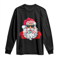 Funny Santa Rizz Christmas Long Sleeve Shirt Merry Rizzmas Sigmas Xmas Gen Alpha Middle School