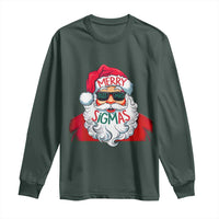 Funny Santa Rizz Christmas Long Sleeve Shirt Merry Rizzmas Sigmas Xmas Gen Alpha Middle School
