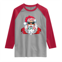 Funny Santa Rizz Christmas Raglan Shirt Merry Rizzmas Sigmas Xmas Gen Alpha Middle School