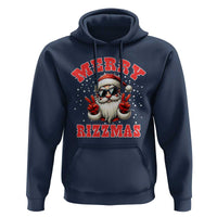 Funny Santa Rizz Christmas Hoodie Merry Rizzmas Claus Funny Xmas
