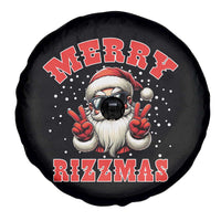Funny Santa Rizz Christmas Spare Tire Cover Merry Rizzmas Claus Funny Xmas