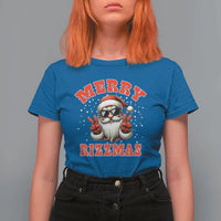 Funny Santa Rizz Christmas T Shirt For Women Merry Rizzmas Claus Funny Xmas - Wonder Print Shop