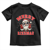 Funny Santa Rizz Christmas Toddler T Shirt Merry Rizzmas Claus Funny Xmas