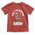Funny Dabbing Santa Rizz Christmas Toddler T Shirt Rizz The Season Bruh Xmas Lights