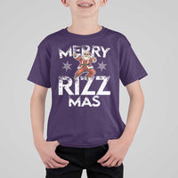 Funny Santa Rizz Christmas T Shirt For Kid Merry Rizz Mas Cool - Wonder Print Shop