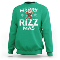Funny Santa Rizz Christmas Sweatshirt Merry Rizz Mas Cool - Wonder Print Shop
