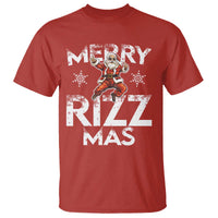 Funny Santa Rizz Christmas T Shirt Merry Rizz Mas Cool - Wonder Print Shop