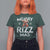 Funny Santa Rizz Christmas T Shirt For Women Merry Rizz Mas Cool - Wonder Print Shop