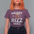 Funny Santa Rizz Christmas T Shirt For Women Merry Rizz Mas Cool - Wonder Print Shop