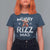 Funny Santa Rizz Christmas T Shirt For Women Merry Rizz Mas Cool - Wonder Print Shop