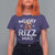 Funny Santa Rizz Christmas T Shirt For Women Merry Rizz Mas Cool - Wonder Print Shop