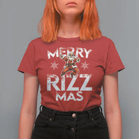 Funny Santa Rizz Christmas T Shirt For Women Merry Rizz Mas Cool - Wonder Print Shop