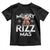 Funny Santa Rizz Christmas Toddler T Shirt Merry Rizz Mas Cool