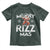 Funny Santa Rizz Christmas Toddler T Shirt Merry Rizz Mas Cool