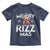 Funny Santa Rizz Christmas Toddler T Shirt Merry Rizz Mas Cool