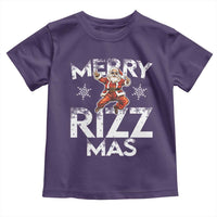 Funny Santa Rizz Christmas Toddler T Shirt Merry Rizz Mas Cool