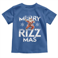 Funny Santa Rizz Christmas Toddler T Shirt Merry Rizz Mas Cool
