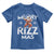 Funny Santa Rizz Christmas Toddler T Shirt Merry Rizz Mas Cool