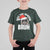 Funny Rizz Christmas Raccoon T Shirt For Kid Rizz The Season Bruh Santa Hat - Wonder Print Shop