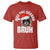 Funny Rizz Christmas Raccoon T Shirt Rizz The Season Bruh Santa Hat - Wonder Print Shop