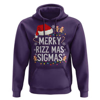 Funny Santa Rizz Christmas Hoodie Merry Rizzmas Sigmas