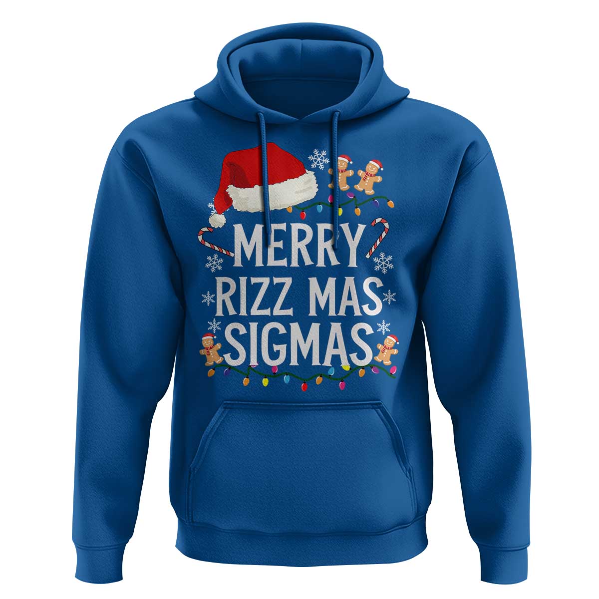 Funny Santa Rizz Christmas Hoodie Merry Rizzmas Sigmas