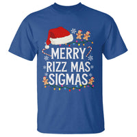 Funny Santa Rizz Christmas T Shirt Merry Rizzmas Sigmas - Wonder Print Shop