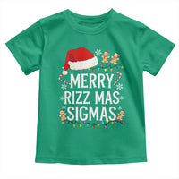 Funny Santa Rizz Christmas Toddler T Shirt Merry Rizzmas Sigmas