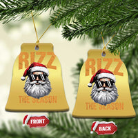 Funny Santa Rizz Xmas Christmas Ornament Rizz The Season - Wonder Print Shop