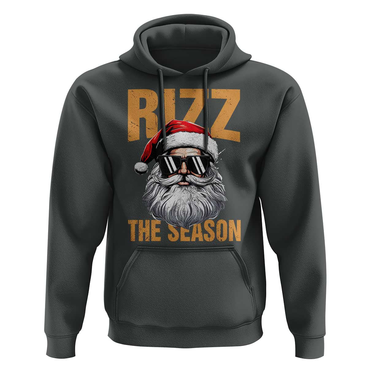 Funny Santa Rizz Christmas Hoodie Rizz The Season