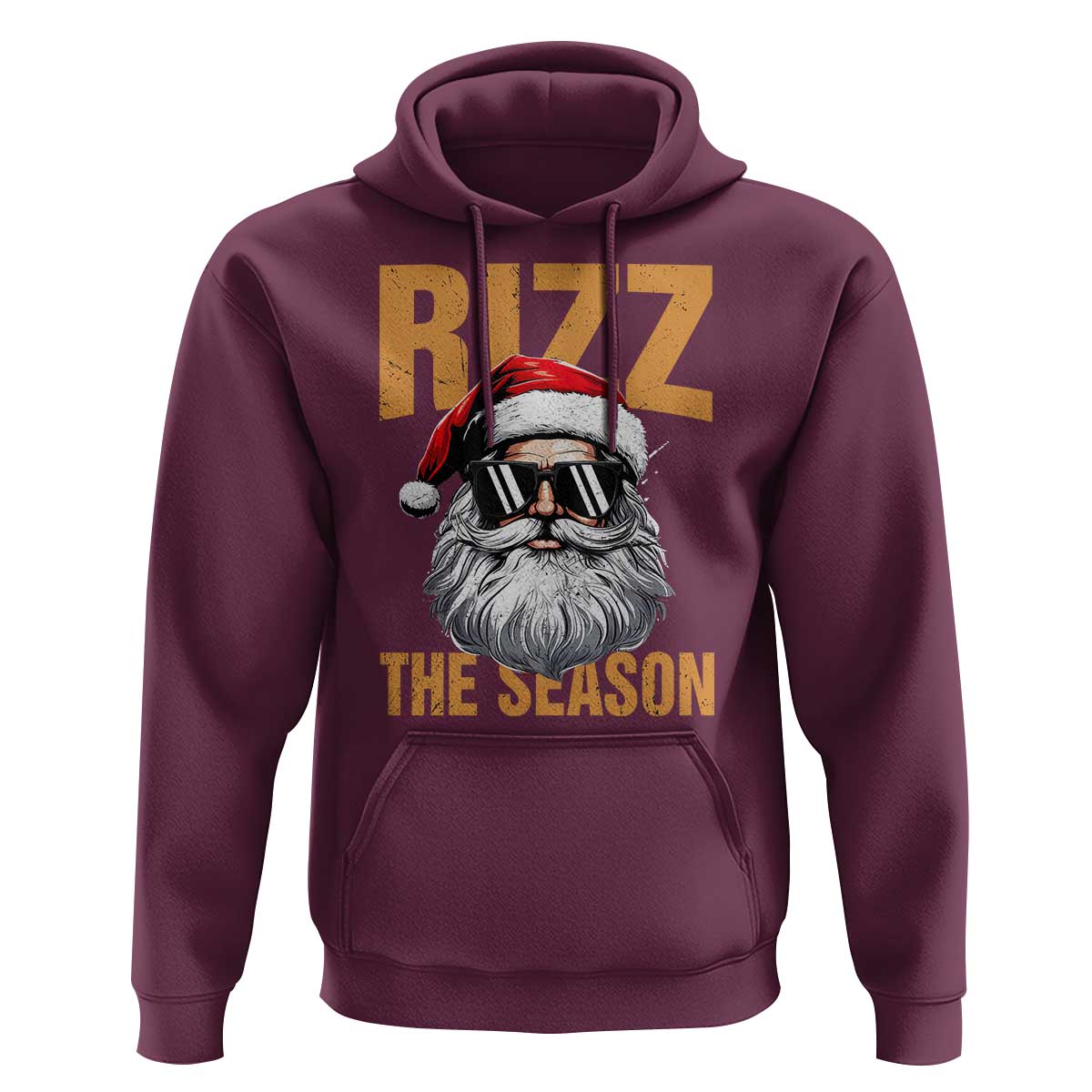 Funny Santa Rizz Christmas Hoodie Rizz The Season