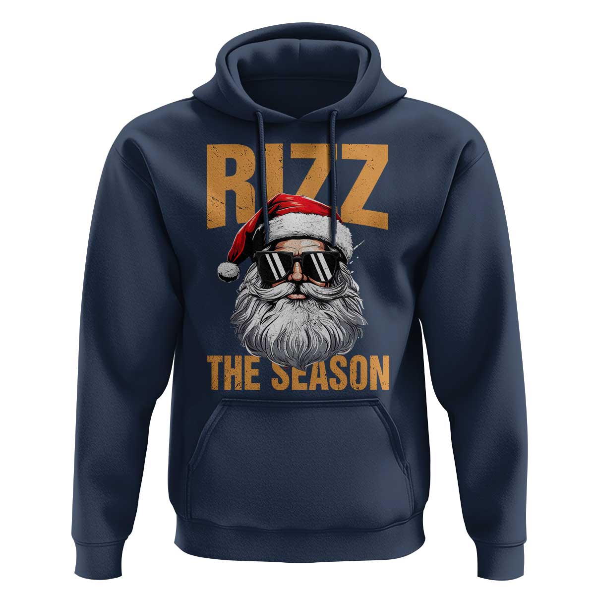 Funny Santa Rizz Christmas Hoodie Rizz The Season